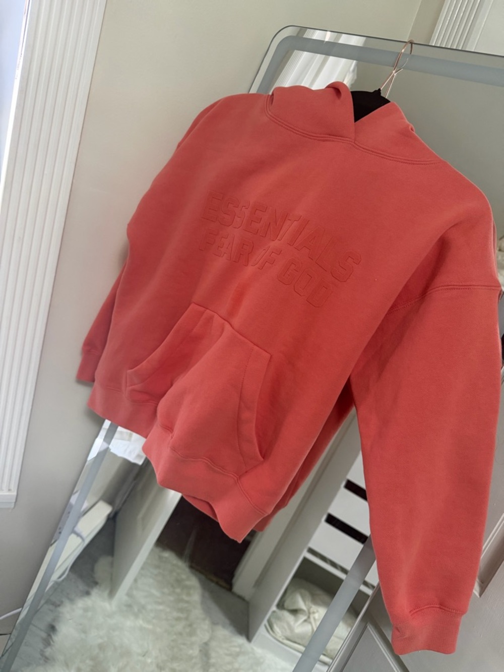 Essentials Women's Straight Leg Jeans - Coral Red